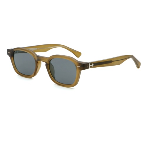 Wholesale Rectangular PC CP Sunglasses with PC Lenses ME2173