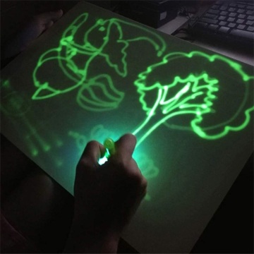 Tablero de dibujo LED con bolígrafo fluorescente