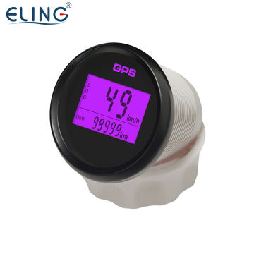 ELING Digital GPS Speedometer - 85MM 52MM Velometer with 8 Colors Backlight for Car RV SUV