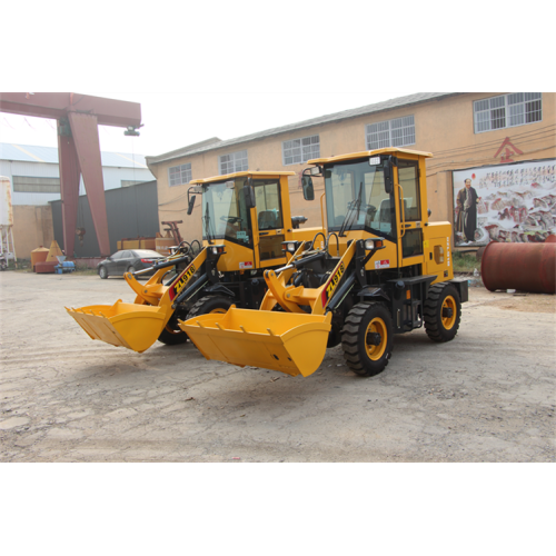 Mini articulated wheel loader for tunnel