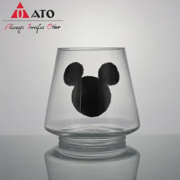 Unique Clear Vertical Glass Water Mug Tumbler Glasses