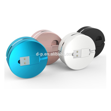 new inventions 2 in 1 usb cable storage box retractable usb charging cable