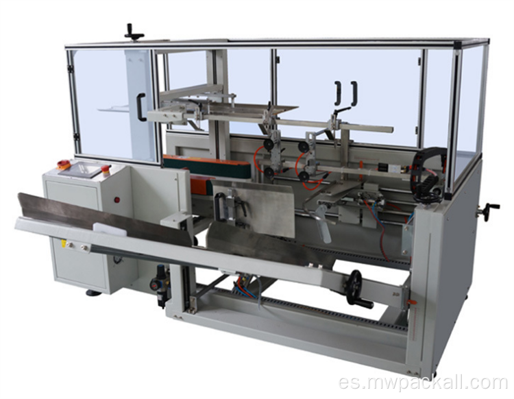 Carton Box Case Apertura Desempacar la máquina de cartón Erector