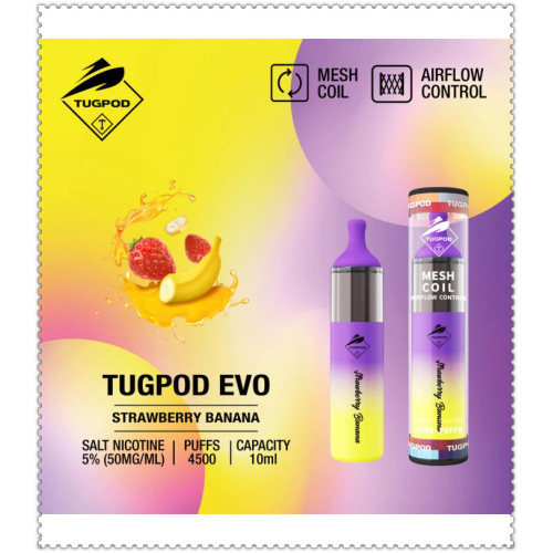 Vape descartável Portugal Tugboat Evo 4500 Puffs