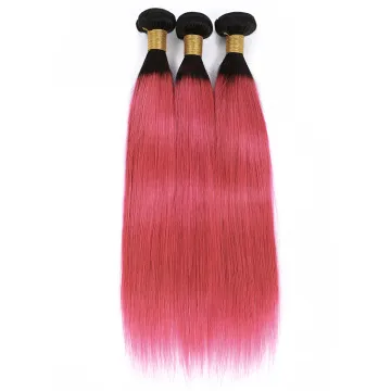 YS Wholesale Cuticle Aligned Color Pink Raw Virgin Indian Hair, Human Hair Weave, 1b/Pink# Unprocessed Hair Vendors