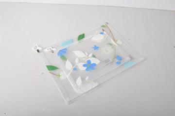 Water resistant plastic zip envelopes