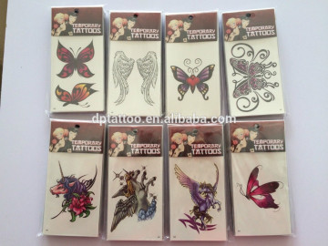 Colored temporary tattoos /glitter tattoos