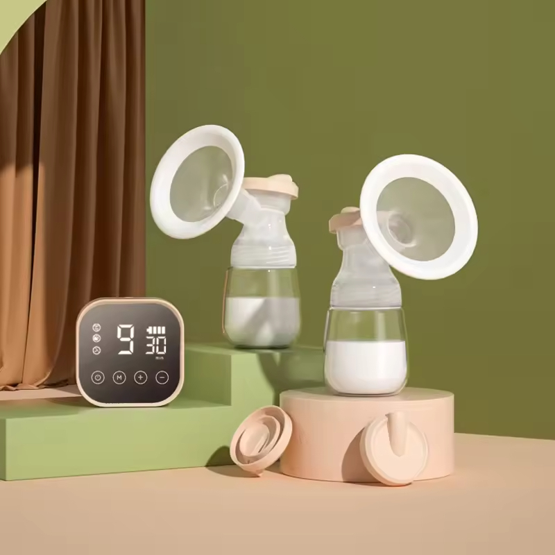 Double electric breast pump