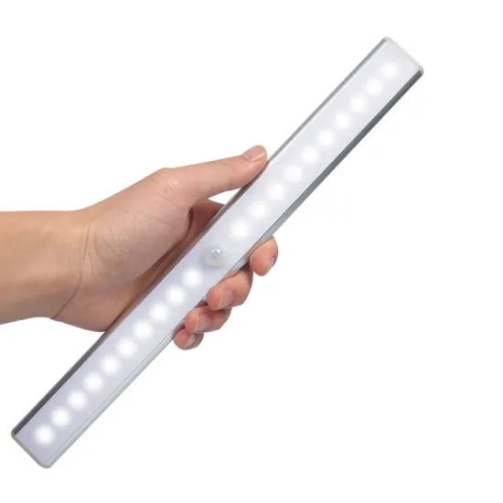 20 LED Motion Sensor Cabinet Lighting - USB Rechargeable LED Night Light for Closet