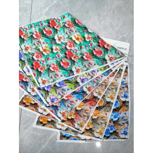 2025 NYTT Fashion Digitel Print Rayon Woven Tyg
