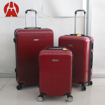 ABS carry-on travel trolley luggage set