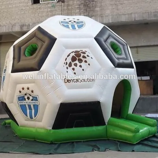 2016 commercial football shape inflatable bouncy castle prices / jumping castle
