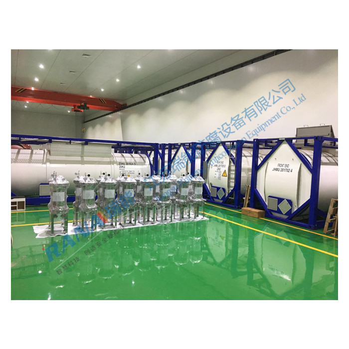 Кантэйнер ISO з лістом PTFE з падкладкай з фтарыру