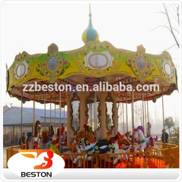 Outdoor Amusement Equipment Amusement Park Rides Kids Carousel For Sale
