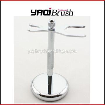 razor holder , chrome shaving stand