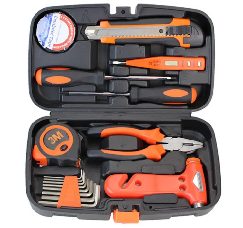 Power Mechanic Tool Set, Electric Drill Air Tool Set för skärning av hemanvändning med stor kapacitet