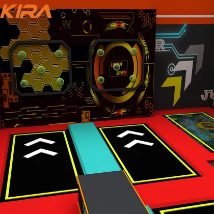 Kids Fun Amusement Park: Plastic Indoor Playground with Trampoline