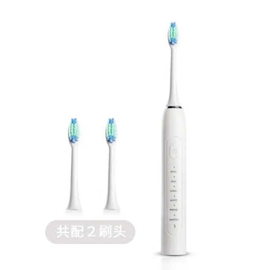 Portable Smart Travel Toothbrush with Soft Brush, Magnetic Charge, Waterproof Design, and Teeth Whitening Function for Adults