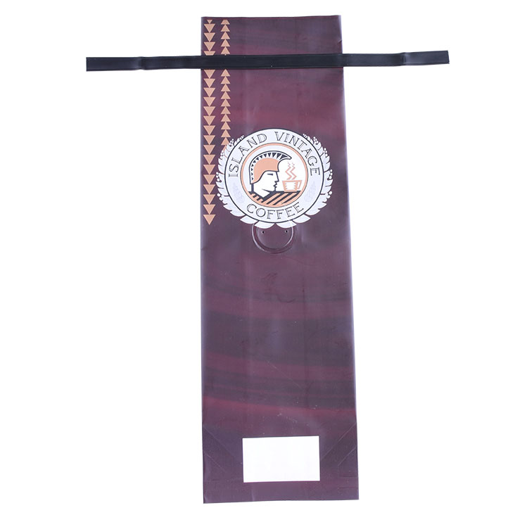 Coffee bag with tin tie