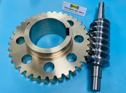 Large worm worm gear machining Archimedes worm gear