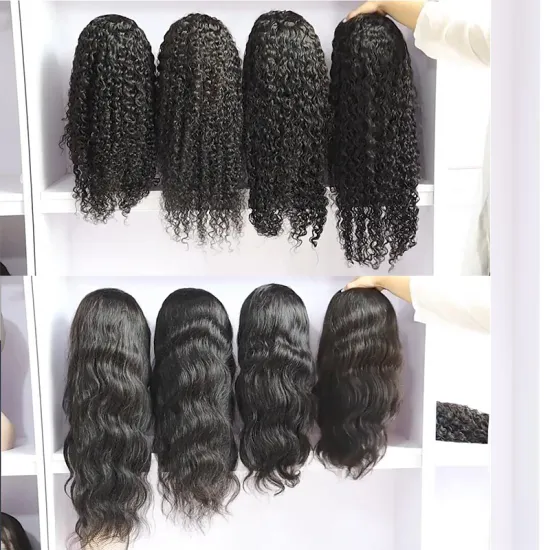 Deep Wave Virgin Human Hair Lace Front Wigs, 13x4 Cuticle Aligned Brazilian Hair HD Lace Frontal Wigs For Black Women