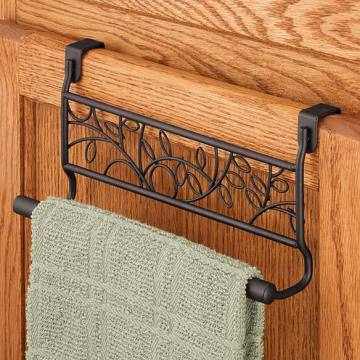 Bathroom livingroom removable metal Cabinet Towel Bar