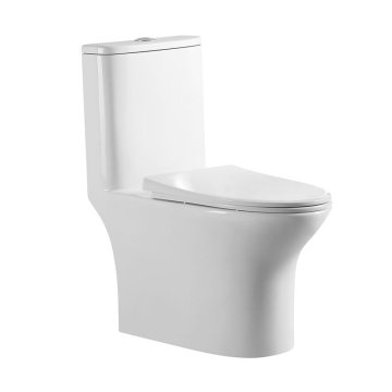 SMOOW high quality dual flush rimless washdown ptrap toilet one piece toilet for bathroom ceramic toilet