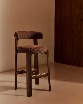 Solid Wood Bar Stool for Home Dining Room