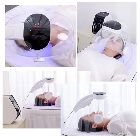 O2toDerm Oxygen Facial Machine: Exfoliate, Oxygenate, Nourish with LED Dome