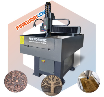 High Accuracy FW-6060 CNC Router for Metal Engraving