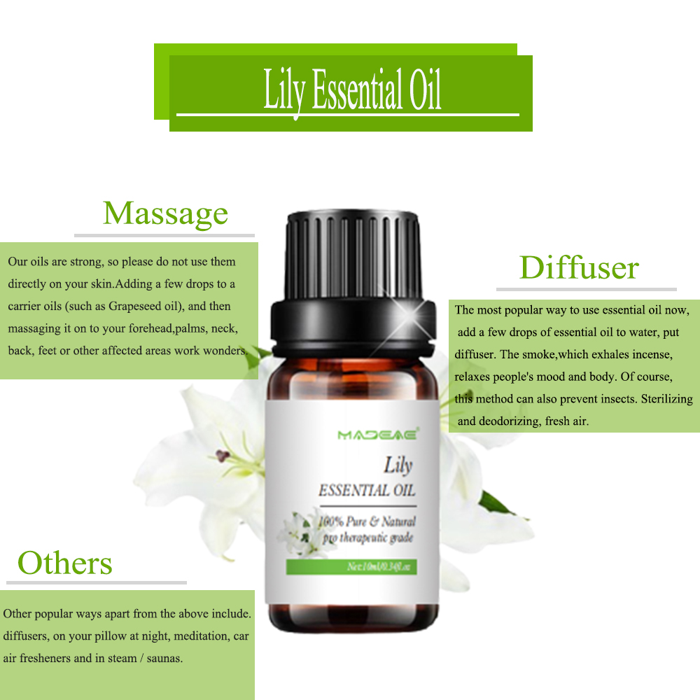 Aroma Diffuser Water Soluble Essential Lily Oil