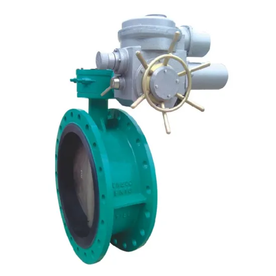 Regulating type Electric Actuated Butterfly Valve  with Double Flanges