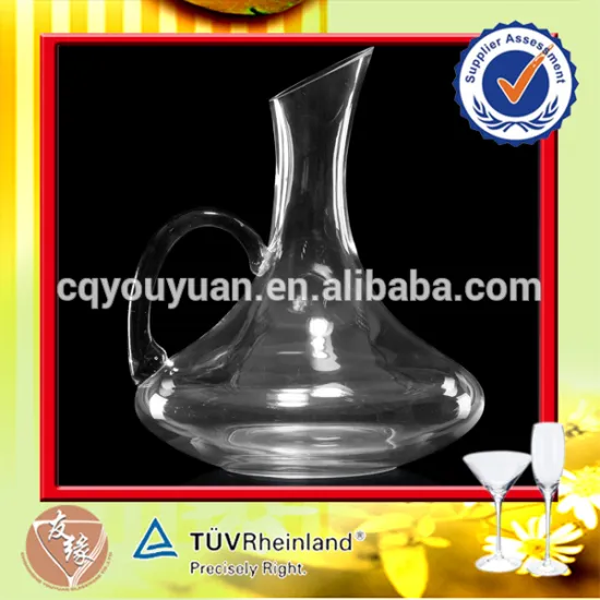 1800ML Wine Use Cheap Crystal Glass Decanter Polish Glass Decanter