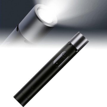 Waterproof High-Power Arc Tactical Flashlight for Camping and Emergency Use