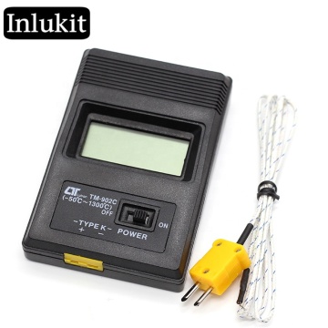 Digital K-Type Thermometer with ThermoCouple Probe: Accurate Temperature Measurement from -50C to 1300C
