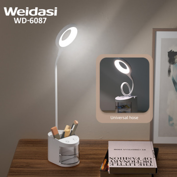 USB -LED -Studienleselampe mit Touch -Nachtleuchten und Stifthalter