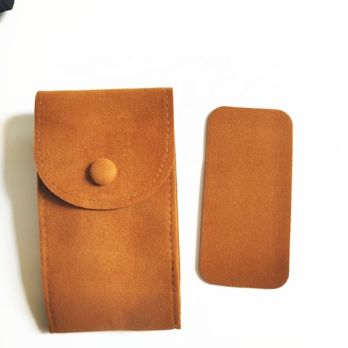 Suede Leather Organizer Watch Travel Case