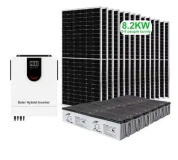 8.2KW Off-Grid Solar Energy Power System with 6KW Inverter and MPPT Controller