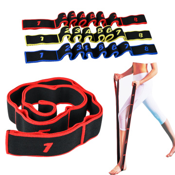Number Yoga Pull Strap Belt Elastic Bands for Fitness Exercise Equipment Nylon Latex Dance GYM Fitness Exercise Resistance Bands