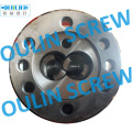 Kmd60/125 Twin Conical Screw and Barrel for PVC Pipe Extrusion