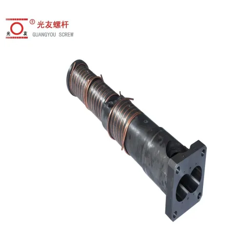 ISO Certified PVC Profile Pipes Bimetallic Parallel Twin Screw at Barrel