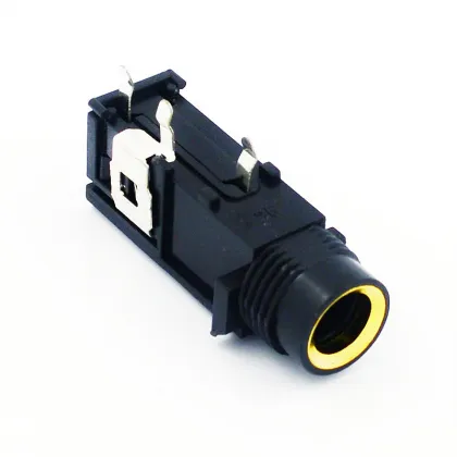 6.35mm Microphone CK Socket Audio Video Interface Gold-Plated Microphone Base