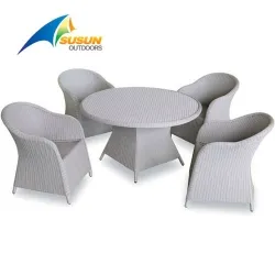 4 seaters garden rattan sets