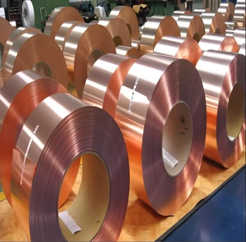 Copper strip with a thickness of 0.1mm used in the field of heat sinks