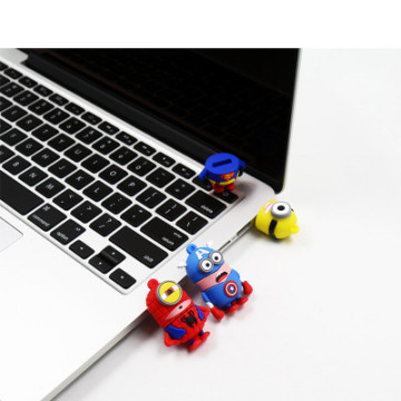 Cartoon Style USB Flash drive PVC Rubber