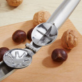 304 Stainless Steel Nut Opener 2 in 1 Quick Chestnut Clip Walnut Pliers Metal Nut Sheller Gadgets Kitchen Tools