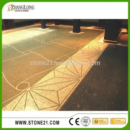 hot sale black quartz floor tiles