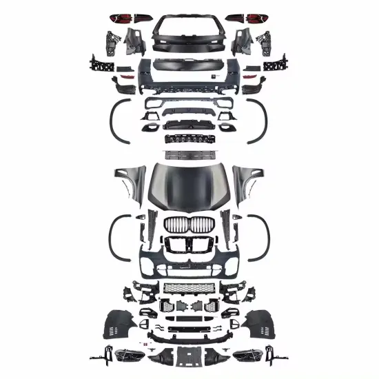 2008-2013 BMW E70 to G05 X5M Upgrade: Front and Rear Comparison and Comprehensive 1:1 Model Update