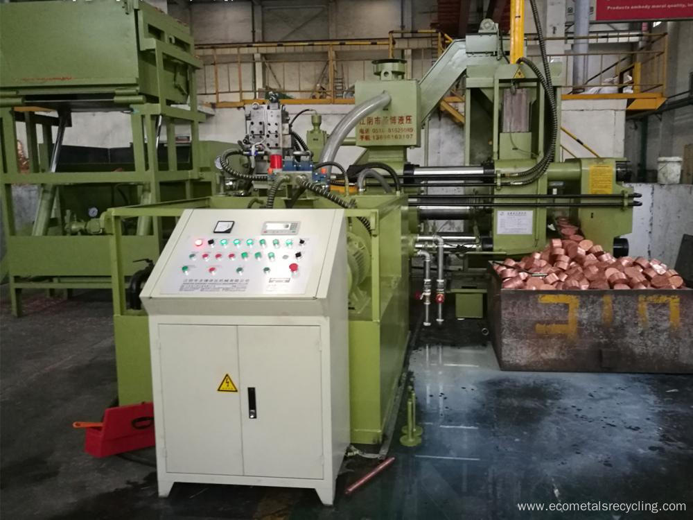 Automatic Steel Sheet Shavings Borings Briquette Machine