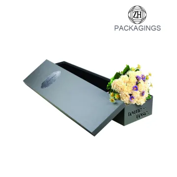 Die-cut Christmas gift cardboard flower box